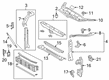Toyota Avalon Front Cross-Member Diagram - 57104-06060