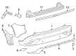 Toyota Corolla Cross Bumper Reflector Diagram - 81920-16020