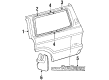 Toyota Weather Strip Diagram - 62741-90A01