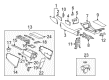 Toyota Prius Plug-In Center Console Base Diagram - 58812-47010-G0