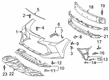 Toyota Avalon Bumper Diagram - 52119-07918