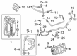 Toyota GR Supra A/C System Valve Core Diagram - 88374-WAA01