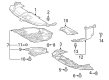 Toyota Prius AWD-e Engine Cover Diagram - 51447-47040