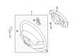 Toyota 4Runner Steering Wheel Diagram - 45100-26210-C0