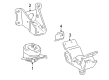 Toyota 4Runner Engine Mount Diagram - 12311-75090