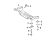 2014 Toyota Venza Rear Crossmember Diagram - 51206-06105