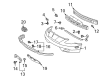 Toyota License Plate Diagram - 52114-30100