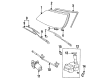 Toyota Paseo Wiper Blade Diagram - 85222-20420