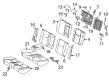 Toyota Prius Plug-In Armrest Diagram - 72830-47220-C1