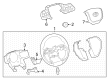 Toyota Sequoia Steering Column Cover Diagram - 45186-0C050