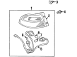 Toyota Avalon Light Socket Diagram - 81555-AC030