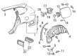 Scion xD Fuel Door Hinge Diagram - 77366-52010