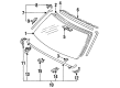 Toyota Pickup Windshield Diagram - 56111-89150-83