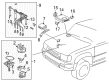Toyota Sienna Ignition Control Module Diagram - 89621-35020