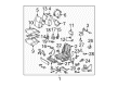 2005 Toyota Avalon Seat Cover Diagram - 71074-AC240-A1