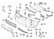 Toyota 4Runner Bumper Diagram - 52119-35918