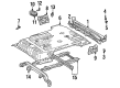 Toyota Land Cruiser Floor Pan Diagram - 58311-60250
