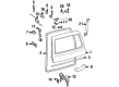 Toyota Land Cruiser Trunk Lid Latch Diagram - 69350-60040