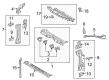 Toyota Prius AWD-e Radiator Support Diagram - 53028-02020