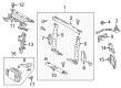 Toyota RAV4 Radiator Support Diagram - 53205-42110
