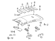 Toyota Camry Dome Light Diagram - 81360-06060-A0
