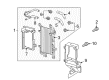 Toyota Oil Cooler Hose Diagram - 32943-60790