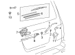 Toyota Prius Plug-In Windshield Wiper Diagram - 85214-0E050