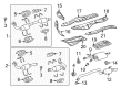 Toyota Sequoia Catalytic Converter Diagram - 17410-0S070