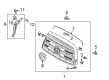 2013 Toyota Tundra Grille Diagram - 53100-0C270