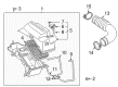 Toyota Air Intake Coupling Diagram - 17881-22020