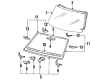 Toyota Pickup Windshield Diagram - 56111-89145