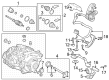 Toyota Matrix CV Boot Diagram - 04439-12014