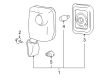 Toyota FJ Cruiser Car Mirror Diagram - 87961-35870