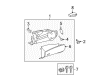 Toyota Highlander Glove Box Diagram - 55303-48150-C0
