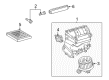 Toyota Prius Plug-In Blower Motor Diagram - 87103-47041
