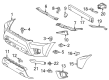 Toyota Tacoma Bumper Diagram - 52119-04906