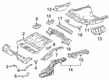 Toyota Avalon Floor Pan Diagram - 58211-06231