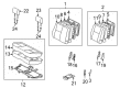 Toyota Tacoma Seat Cushion Diagram - 71652-04010