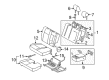 Toyota Tundra Armrest Diagram - 72810-0C200-B2