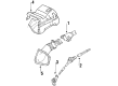 1987 Toyota Corolla Steering Column Cover Diagram - 45286-12935-03