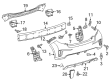 Toyota Bumper Reflector Diagram - 52164-52090