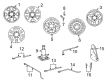 Toyota Tacoma Spare Wheel Diagram - 42601-04190