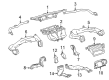 Toyota Sienna Air Duct Diagram - 87215-08060