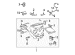 Toyota Matrix A/C Expansion Valve Diagram - 88515-02200