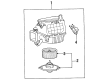 Toyota Avalon Blend Door Actuator Diagram - 87106-07050