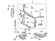 Scion Radiator Support Diagram - 53205-52033