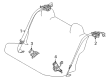 2017 Toyota Prius Prime Seat Belt Diagram - 73370-47050-C0