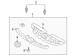 Toyota Sienna Grille Diagram - 53101-08050-G0