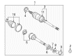 Toyota CV Joint Diagram - 43040-06040