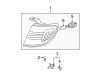 Toyota Tacoma Side Marker Light Diagram - 81620-04090-C0